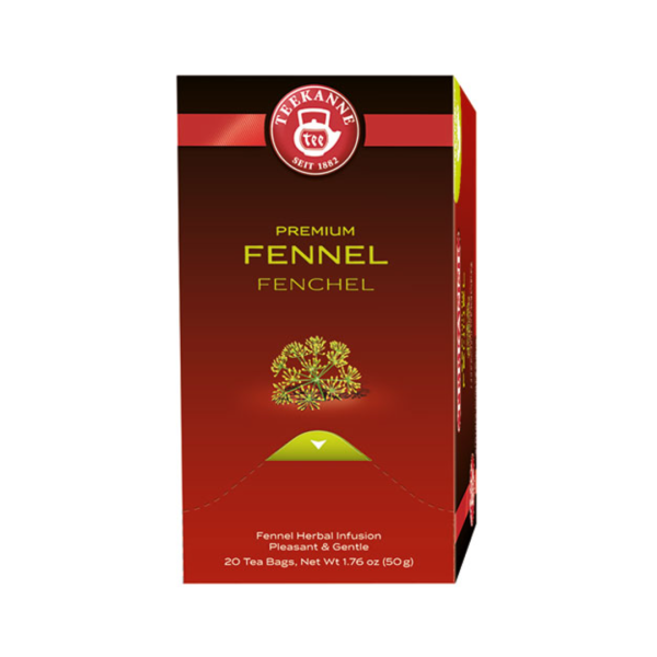 Teekanne Premium Fenchel, Kräutertee, Teebeutel im Kuvert, 2. Entnahmefach/displaytauglich